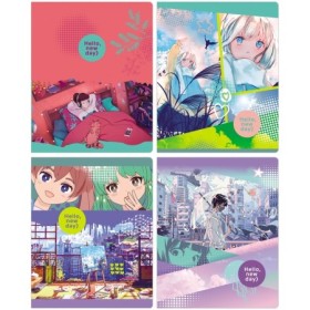 Тетрадь 40л., А5, клетка BG Hello, new day