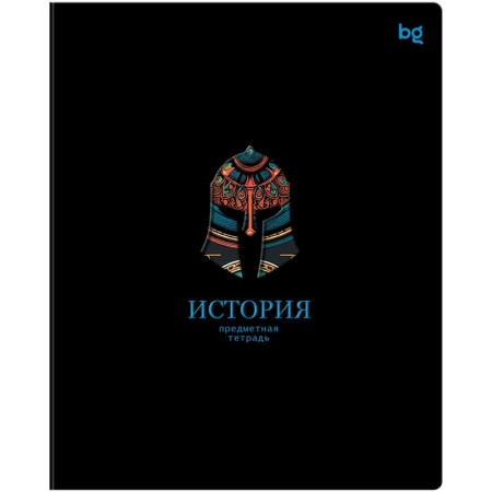 Тетрадь предметная 48л. BG Информационное поле - История, soft-touch ламинация, выб. лак