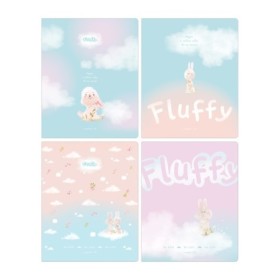Тетрадь 48л., А5, клетка BG Fluffy, матовая ламинация