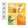 Тетрадь 18л., клетка BG Golden Time