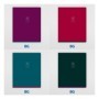 Тетрадь 96л., А5, клетка BG Monocolor. Bright color, тиснение фольгой