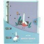 Тетрадь на кольцах 120л., А5, клетка MESHU Quack-Quack, с пластиковой обложкой