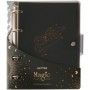 Тетрадь на кольцах 120л., А5, клетка MESHU Black cat, с пластиковой обложкой