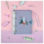 Тетрадь на кольцах 120л., А5, клетка MESHU Quack-Quack, с пластиковой обложкой