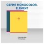 Комплект (12 шт.) предметных тетрадей 48л. BG Monocolor. Element, ламинация soft-touch, выб. лак, 70г/м2, пенал