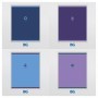 Комплект (12 шт.) предметных тетрадей 48л. BG Monocolor. Element, ламинация soft-touch, выб. лак, 70г/м2, пенал