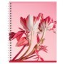 Тетрадь 80л., А5, клетка на гребне BG Perfect flower, двойная обложка