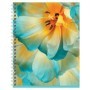 Тетрадь 80л., А5, клетка на гребне BG Perfect flower, двойная обложка
