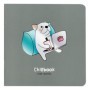 Записная книжка 170*170мм 40л. на скрепке MESHU "Chillbook", soft-touch ламинация, выборочный УФ-лак, блок без линовки, 80г/м2
