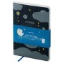 Записная книжка А5 80л., ЛАЙТ, кожзам, MESHU "Cutestar", съемная пластиковая обложка с дизайном, пантон, белила, блок в линию