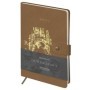 Записная книжка А5 80л., ЛАЙТ, кожзам, Greenwich Line "Outline. Venice", с замком, тиснение фольгой, внутренний карман, блок