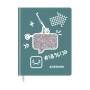 Дневник 1-11 кл. 48л. (твердый) BG "Smile", иск. кожа, полноцветная печать, аппликация в виде прозрачного стекла с блесками