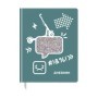 Дневник 1-11 кл. 48л. (твердый) BG "Smile", иск. кожа, полноцветная печать, аппликация в виде прозрачного стекла с блесками