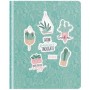 Дневник 1-11 кл. 48л. (твердый) Greenwich Line "Grow positive thoughts", диз. бумага, печать, матовая ламинация, аппликации