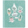 Дневник 1-11 кл. 48л. (твердый) Greenwich Line "Grow positive thoughts", диз. бумага, печать, матовая ламинация, аппликации