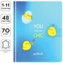 Дневник 1-11 кл. 48л. (твердый) Greenwich Line "You are so chic", исск. кожа, поролон, УФ-печать, фигруный магнитный клапан