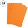 Цветная бумага 500*650мм, Clairefontaine "Etival color", 24л., 160г/м2, оранжевый, легкое зерно, 30%хлопка, 70%целлюлоза