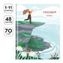 Дневник 1-11 кл. 48л. (твердый) Greenwich Line "Summer holidays", иск. кожа, поролон, печать, фольга, тон. блок, ляссе