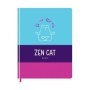 Дневник 1-11 кл. 48л. (твердый) BG "Zen cat", комбинированная иск. кожа, полноцветная печать, тиснение фольгой, ляссе