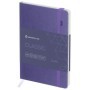 Записная книжка А6 80л. ЛАЙТ, кожзам, Greenwich Line "Classic. Lilac", с резинкой, фактурное тиснение, блок в клетку