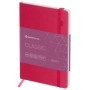 Записная книжка А6 80л. ЛАЙТ, кожзам, Greenwich Line "Classic. Berry", с резинкой, фактурное тиснение, блок в клетку