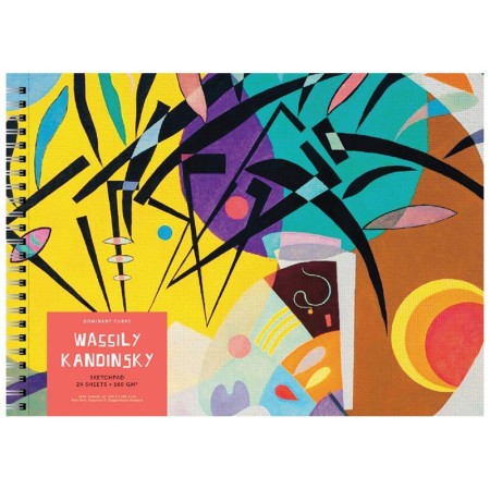 Альбом для рисования 24л., А4, на гребне Greenwich Line "The origin of abstraction", 160г/м2, глянцевая ламинация