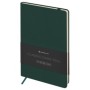 Записная книжка А5 96л. ЛАЙТ, кожзам, Greenwich Line "Classic. Dark teal", с резинкой, блок без линовки