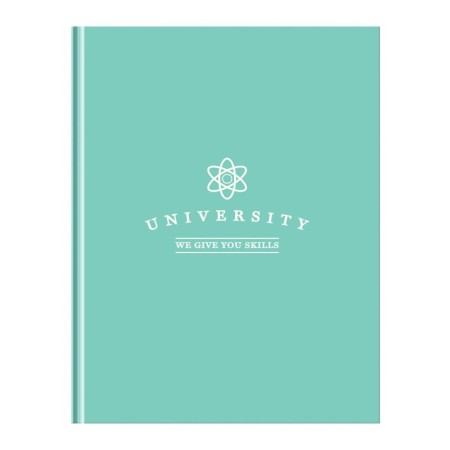 Записная книжка А5 64л. BG "University", soft-touch ламинация, блок-еженедельник, блок 80 гр/м2