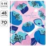 Дневник 1-11 кл. 48л. ЛАЙТ Greenwich Line "Creative. Bright", ткань, печать, тон. блок, ляссе