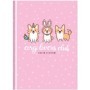Скетчбук 80л., А6 BG "Corgi club", 7БЦ, матовая ламинация, белый блок с градиентом, 100г/м2