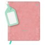 Дневник 1-11 кл. 48л. (твердый) BG "ID. Pink", иск. кожа, печать, брелок с окошком, ляссе