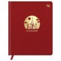 Дневник 1-11 кл. 48л. (твердый) BG "Россия. Красный", иск. кожа, тиснение фольгой, ляссе