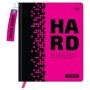 Дневник 1-11 кл. 48л. (твердый) BG "Hard. Pink", иск. кожа, печать, брелок, ляссе