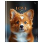 Дневник 1-11 кл. 48л. (твердый) BG "Пёсик по имени Love", глянцевая ламинация