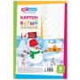 Картон белый А4, ArtSpace, 8л., немелованный, в пакете, "Снеговик"