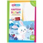 Картон белый А4, ArtSpace, 16л., мелованный, в папке, "Зайчик"