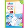 Картон белый А4, ArtSpace, 16л., мелованный, в папке, "Зайчик"
