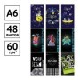Блокнот А6 48л. на скрепке ArtSpace "Boys trend. Микс"