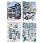 Записная книжка А6 120л. на гребне BG "Новый офис"