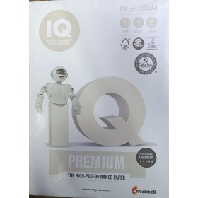 Бумага офисная IQ Premium  A4, класс A+,  100 г/м², 500 л, белый