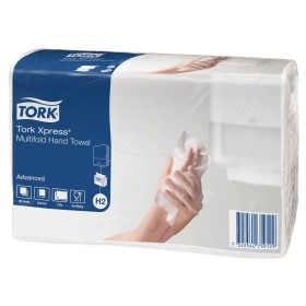 Полотенца бумажные TORK ADVANCED H2, 2 слойные, Z-сложение, 21,3х23,4 см, 190 л., белые