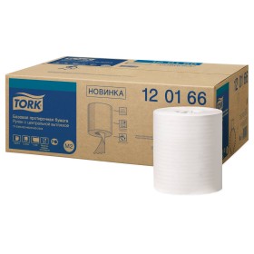 Полотенца бумажные TORK UNIVERSAL M2, 1 слойные, центральная вытяжка, 19,8смх275м, белые, 6 рул/упак