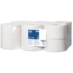 Туалетная бумага, TORK UNIVERSAL T2, 1-слойная, без перфорации, рулон 200 м, вторичное сырье, натуральный цвет