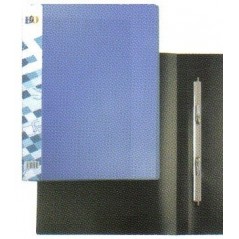 Папка с пружинным скоросшивателем пластиковый 0,50 мм  цвет черный