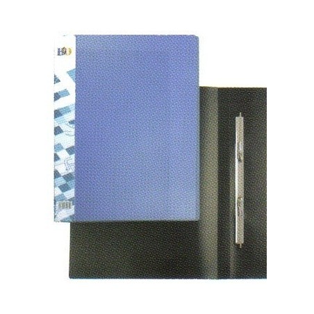 Папка с пружинным скоросшивателем пластиковый 0,50 мм  цвет синий