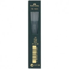 Грифели Faber-Castell 'TK 9071' для цанговых карандашей, 10шт., 2,0мм, 2H