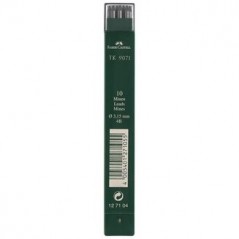 Грифели Faber-Castell 'TK 9071' для цанговых карандашей, 10шт., 3,15мм, 4B