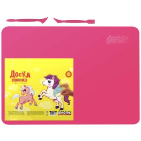 Доска для моделирования Каляка-Маляка А3 42x29,5 пластик розовый, 2 стека