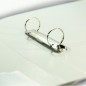 Папка KANZFILE на 2-х малых кольцах RING FILE, 35 мм, "ПЕСОК"  серый цвет