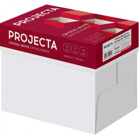Бумага PROJECTA Ultra, класс А, А4, 80 Г/М2, 500 Л. Проект Ультра